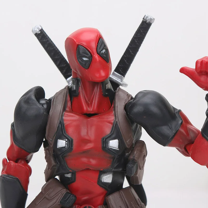 14-16 см игрушки Marvel Revoltech серия Мстители эндгейм супергерой Дэдпул Человек-паук Веном Росомаха Карнаж Figma модель куклы