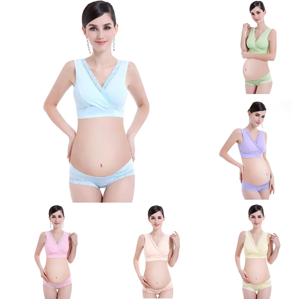 Женский кружевной бюстгальтер feitong комплект нижнего белья для кормящих женщин