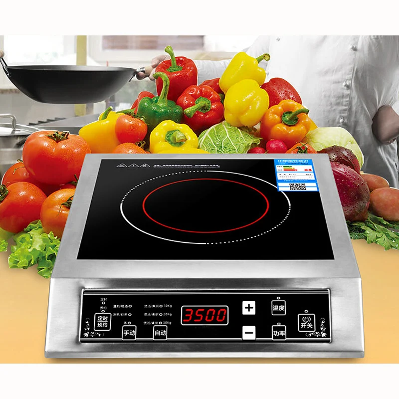 Электромагнитная печь VOSOCO Коммерческая индукционная плита с сенсорным