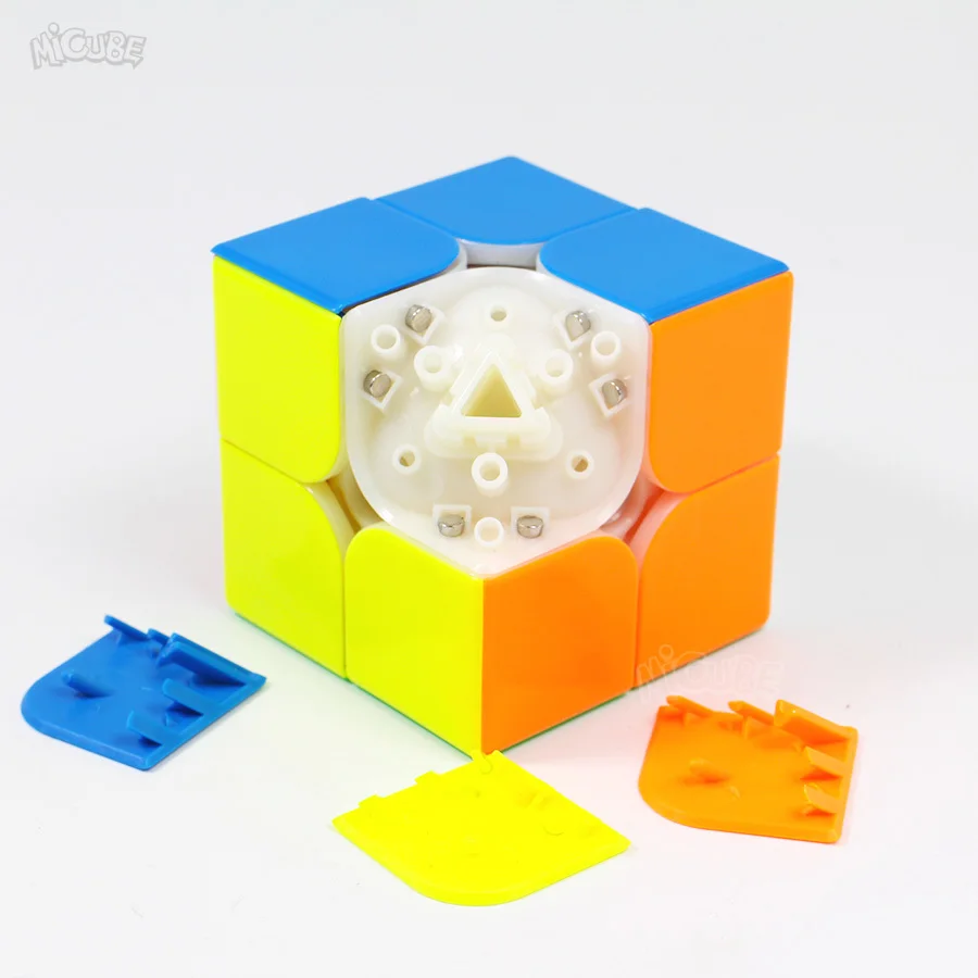Магнитный куб Yongjun Yupo 2x2x2 2 2x2 скоростной магический Магнит Magico 2*2 черный игровой