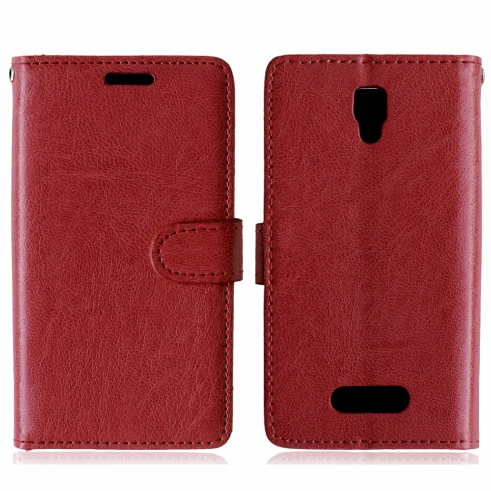 Чехол для Lenovo A2010 A 2010 Кожаные чехлы сплошного цвета Модный чехол подставка с