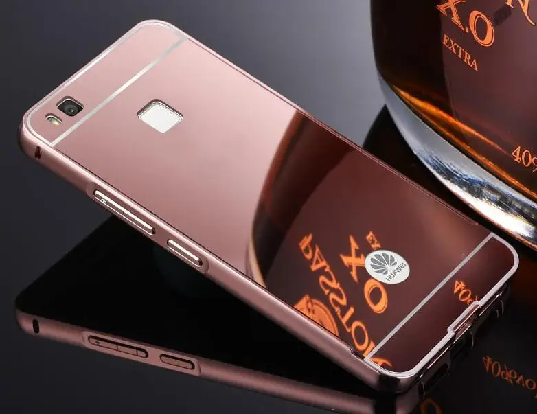 5 Зеркальный чехол для huawei P9 Lite 5," и алюминиевая металлическая рамка набор горячий чехол для телефона Корпус Fundas для huawei P9 Lite 5,2" Чехол - Цвет: 5