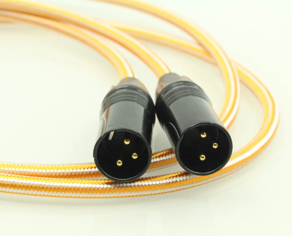 Xangsane посеребренный провод HIFI аудио сигнальная линия XLR-XLR соединительные