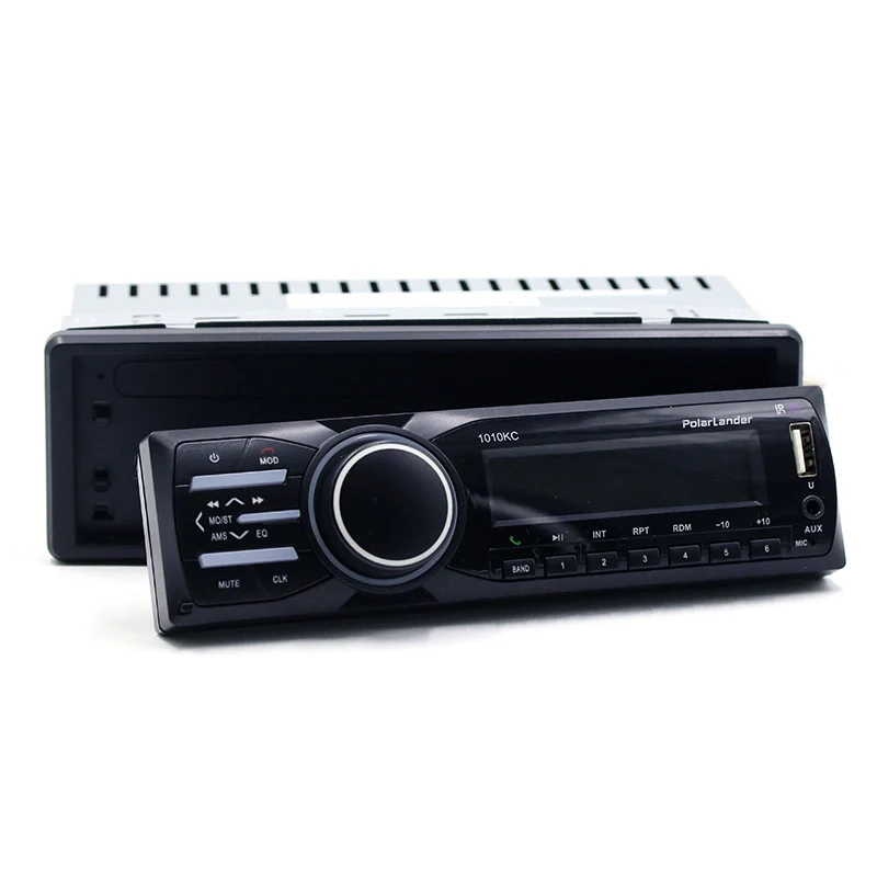 1 Din Bluetooth аудио стерео Съемная панель Авто Радио Fm Usb Tf карта Aux в пульт