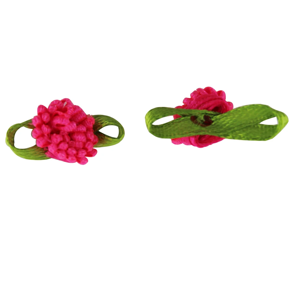 100 шт./лот Цветочная мини аппликация для банта ручной работы свадебного украшения