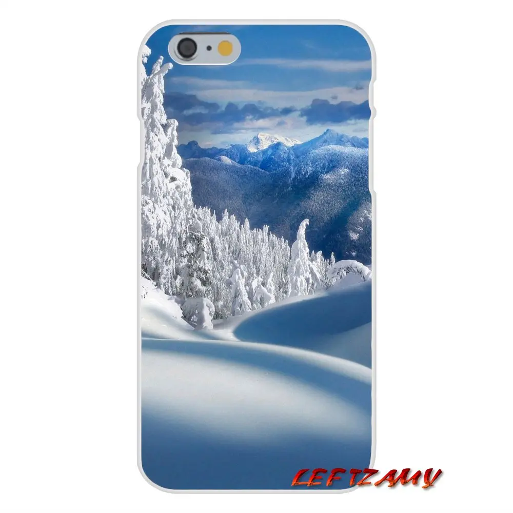 Зимние горные сцены для Samsung Galaxy A3 A5 A7 J1 J2 J3 J5 J7 2015 2016 2017 аксессуары чехлы телефонов