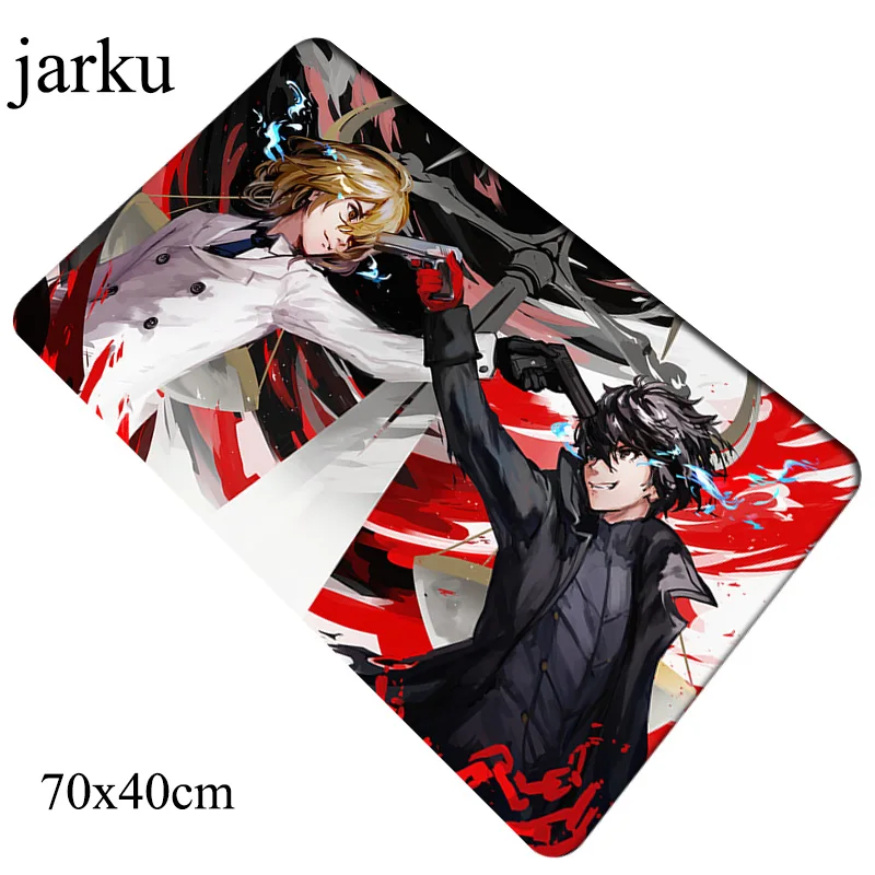 Persona 5 Коврик для мыши геймер милый 700x400x2 мм notbook коврик для мыши игровой коврик для мыши Большой объемный рисунок коврик для мыши стол для компьютера коврик для мыши