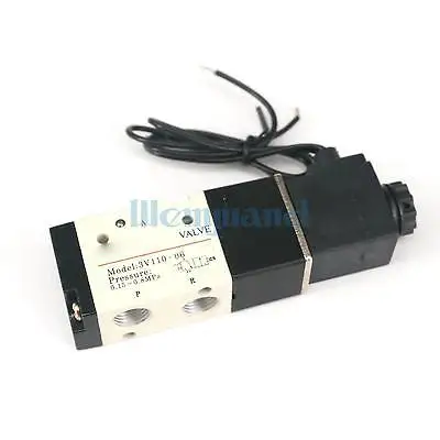 Электромагнитный клапан 24 В постоянного тока с свинцовым проводом 3 ходовой 1/8