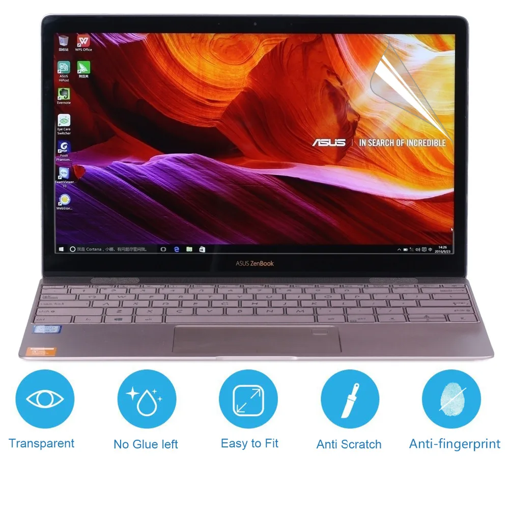 Cartinoe протектор экрана для Asus Zenbook 3 Ux390ua 12 5 "Ультрапортативный ноутбук Hd