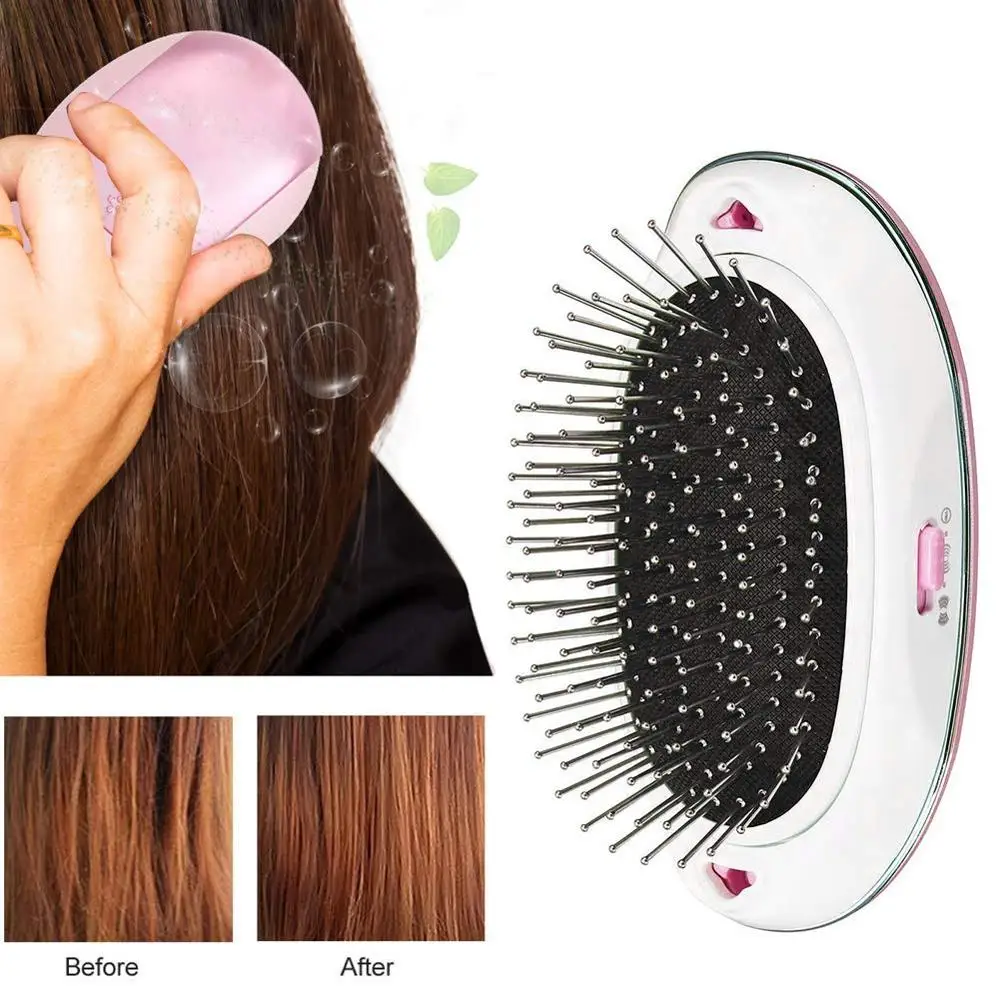 

Good Product Hair Scalp Massage Comb Anti Frizz Ionic Hair Brush Electric Negative Ions Hair Brush Comb Women Dropshipping