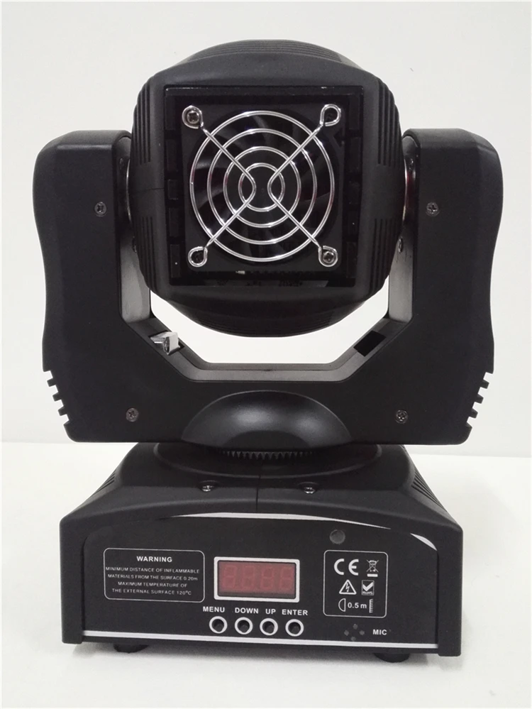 12 шт./лот мини прожектор 60 Вт светодиодный движущийся головной свет с цветной