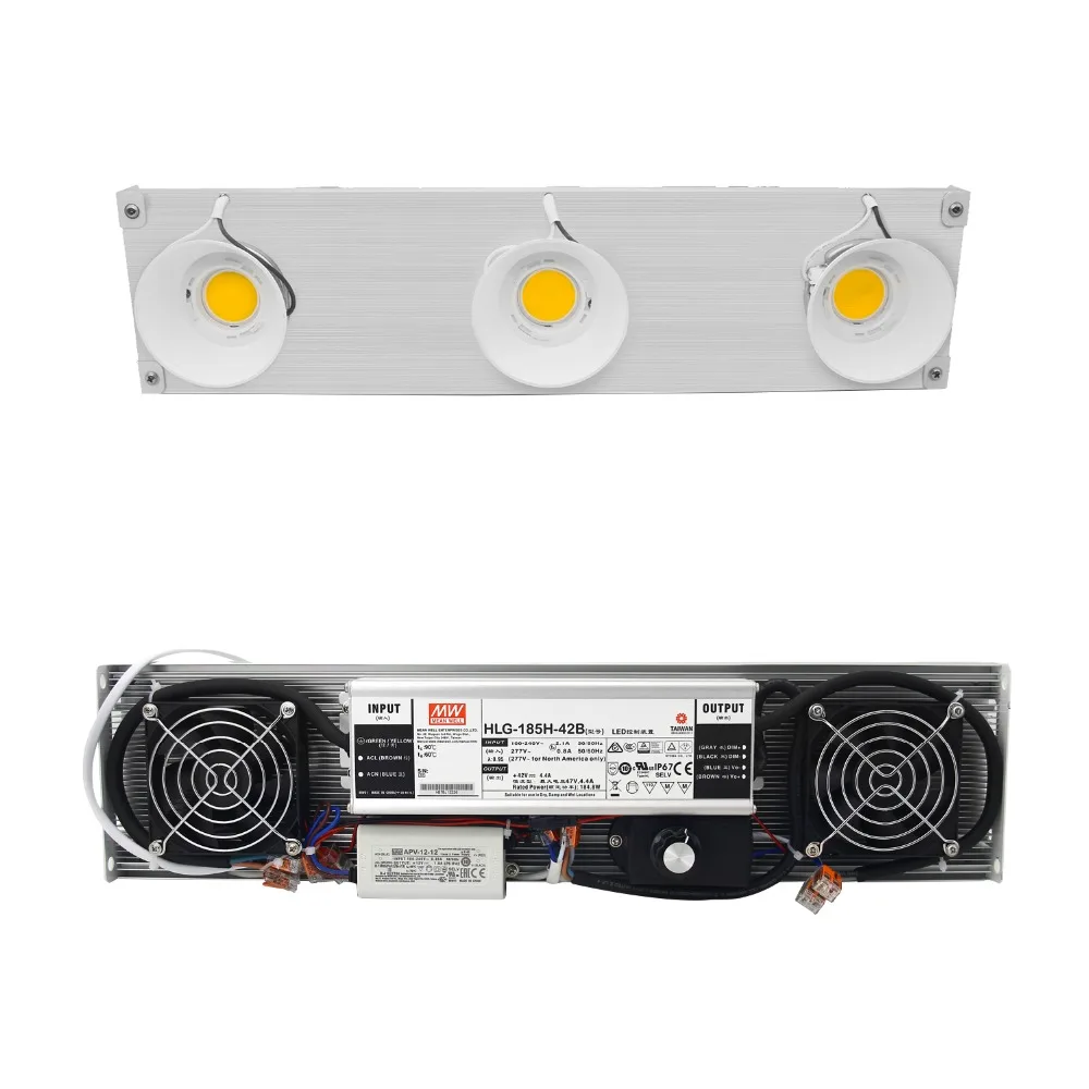 Диммируемый COB LED Grow Light полный спектр CREE CXB3590 Vero29 Citizen 200 Вт 300 растущая лампа для