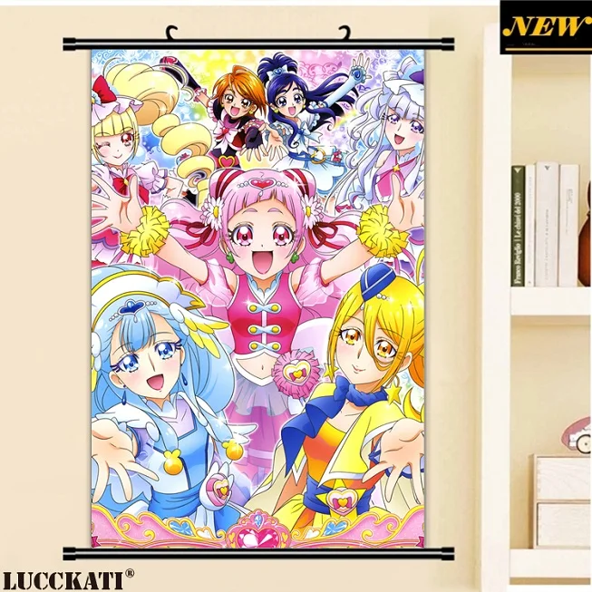 Фото 40X60 см HUGtto! Серия Precure hugtto симпатичный милый loli lolita мультфильм аниме Настенная 40X60 см HUGtto! Серия Precure hugtto симпатичный милый loli lolita мультфильм аниме Настенная