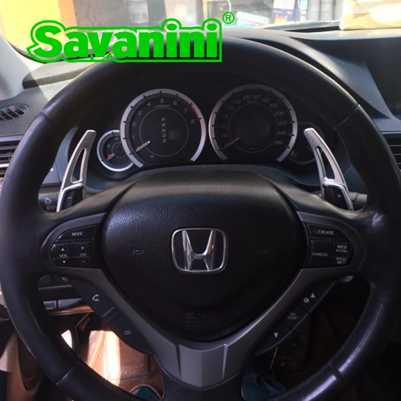 Алюминиевое весло переключения рулевого колеса Savanini для Honda Spirior(2009 2013) и Acura(2009 2012)