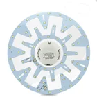 Светодиодный потолочный светильник с кольцевой панелью 10 Вт 15 Вт 20 Вт 24 Вт + 180 в-265 в, драйвер SMD 5730, Потолочная плата, круглая лампа