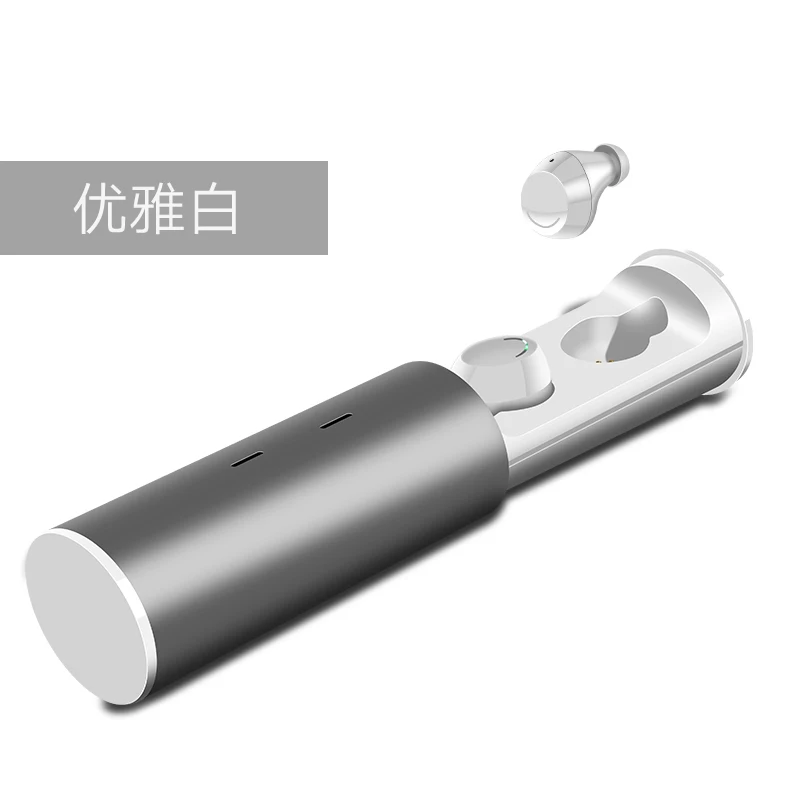 white Nasin TWS29 IPX5 Водонепроницаемый Bluetooth 5,0 настоящая беспроводная гарнитура Мини сенсорные стерео наушники с зарядным устройством для Xiaomi - Цвет: white