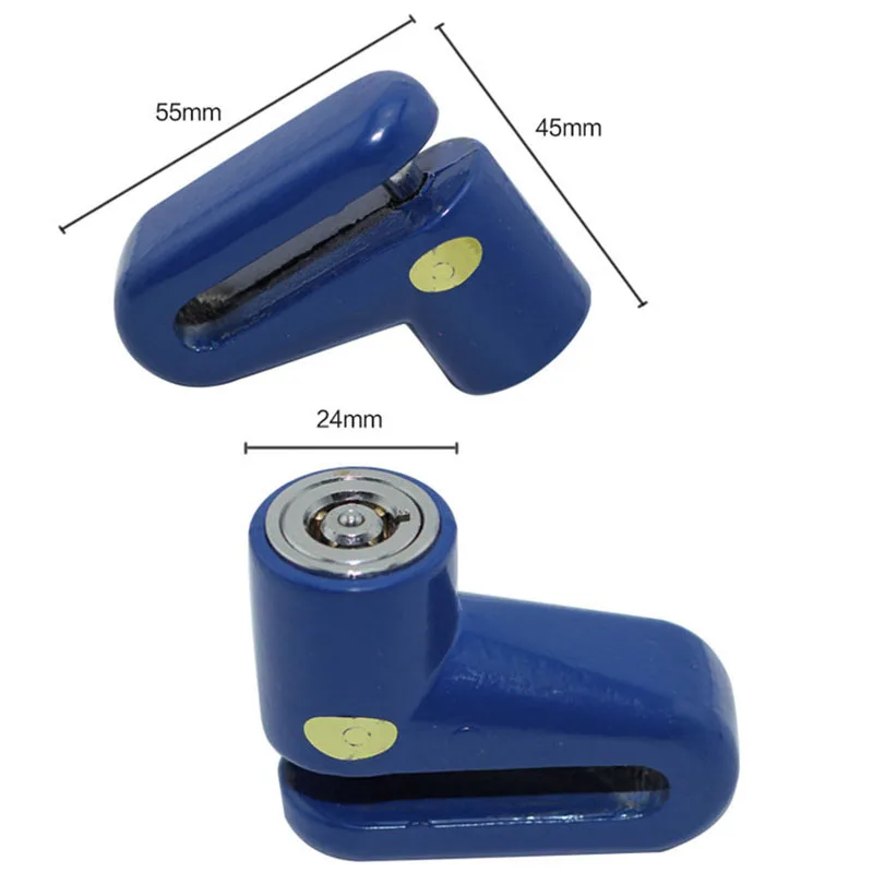 Мотоцикл Велосипед Анти вор сигнализация дисковый тормоз замок ротор защита от