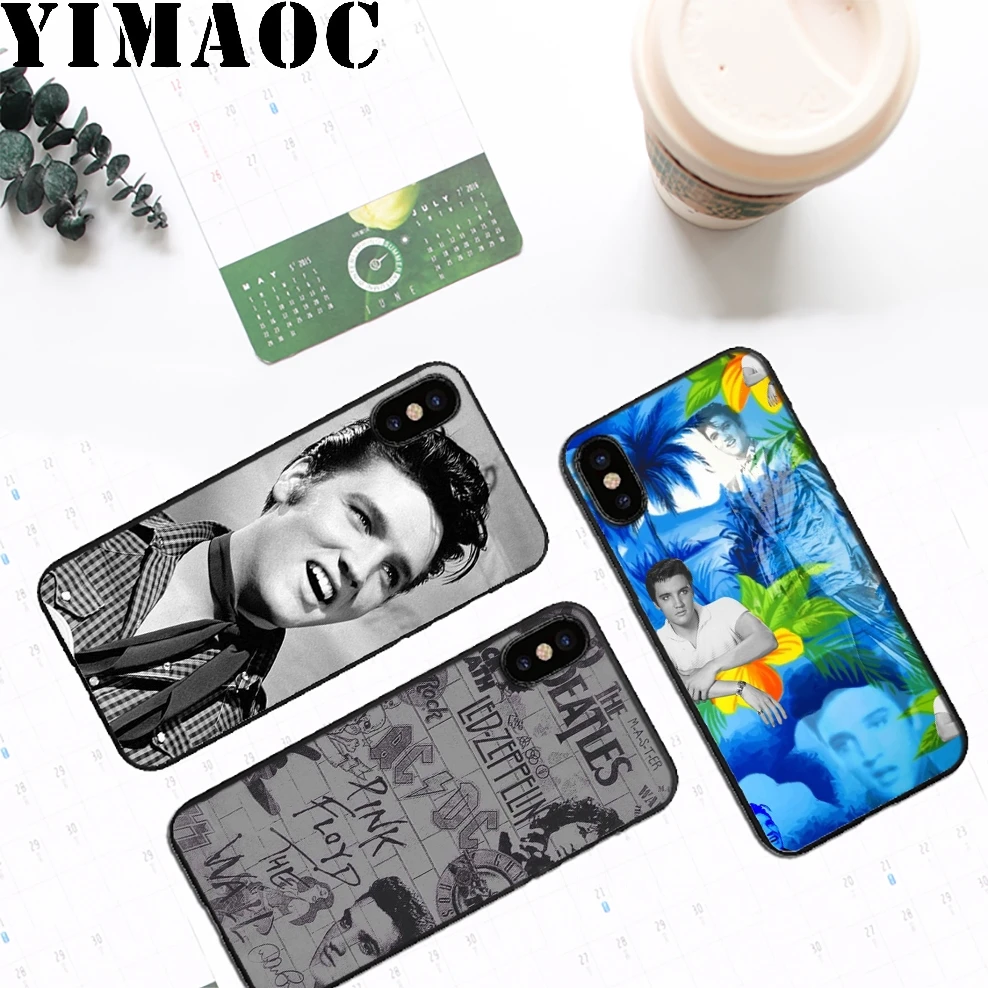 YIMAOC Elvis Presley Мягкий силиконовый чехол для iPhone 11 Pro Xr Xs Max X или 10 8 7 6 6S Plus 5 5S SE |