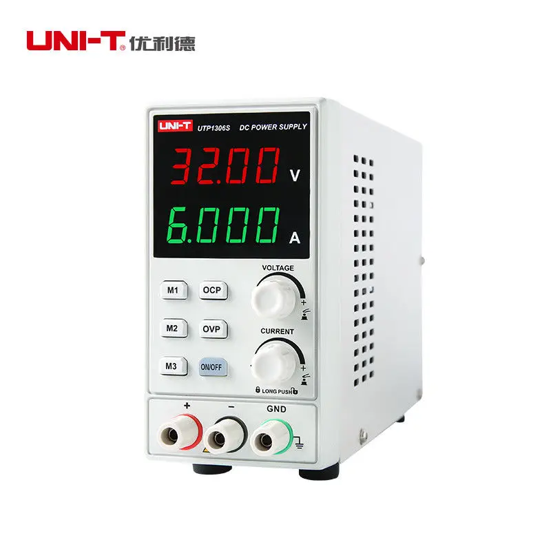 UNI T UTP1306S Регулируемый переключатель постоянного тока Питание 32V 6A одноканальный 4