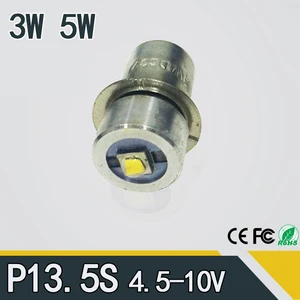 P13.5S 3 Вт вспышка лампочка аварийсветильник лампы 3v dc4-10v6-24v Светодиодная лампа сменный фонарик Фонарь лампочка