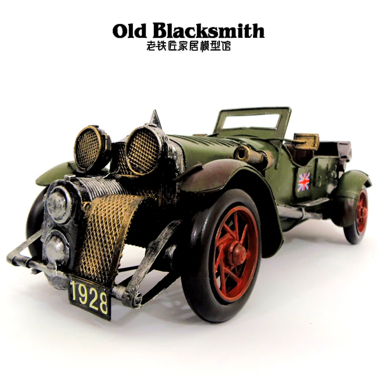 Лидер продаж Классическая модель старого британского винтажного автомобиля 1928
