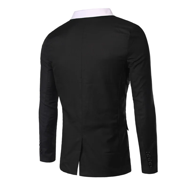 Новинка 2017 стильный мужской модный комбинированный костюм мужское зимнее пальто