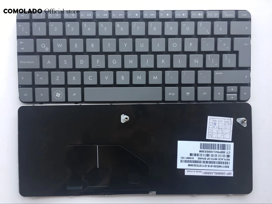 Латиноамериканская клавиатура LA для HP MINI 100 100E ноутбука без рамки раскладка |