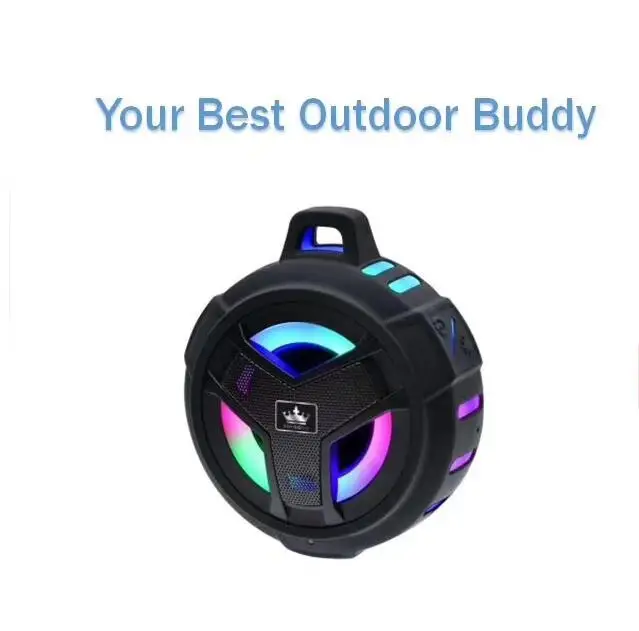 Кингон К218 Беспроводная Bluetooth колонка с встроенным микрофоном Стерео IXP6 Водонепроницаемая на открытом воздухе С басами Мини Портативная.