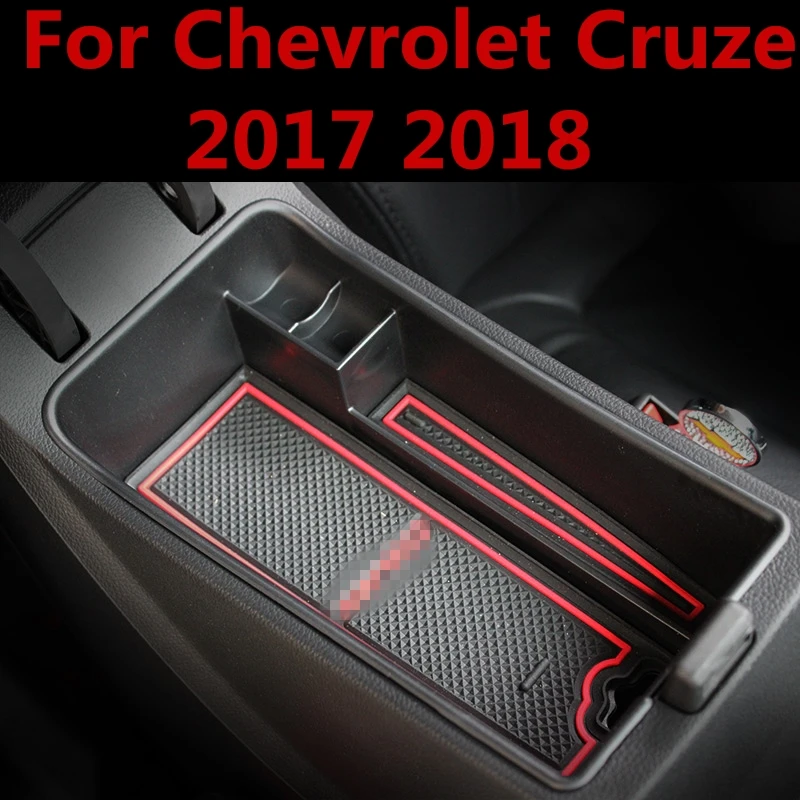 Для Chevrolet Cruze 2017 2018 центральный автомобильный подлокотник для хранения коробка