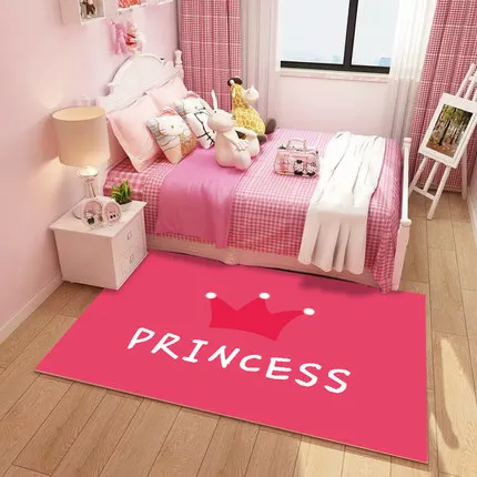 Мультяшный 3D ковер для гостиной спальни детской комнаты принцессы девочек