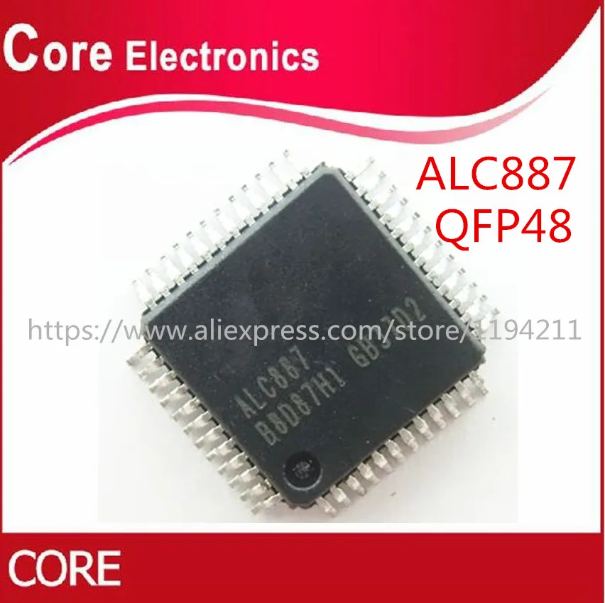50 шт./лот ALC887 QFP 48 new|Интегральные схемы| |