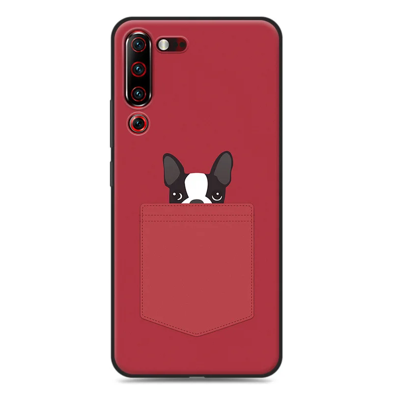 Чехол с рисунком Красной собаки для Lenovo Z6 Pro чехол из ТПУ мобильного телефона. 10