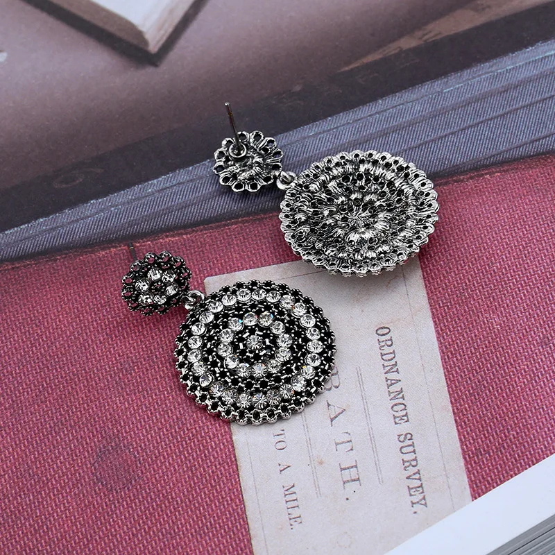 Женские серьги-капельки в стиле ретро с искусственным бриллиантом | Украшения и