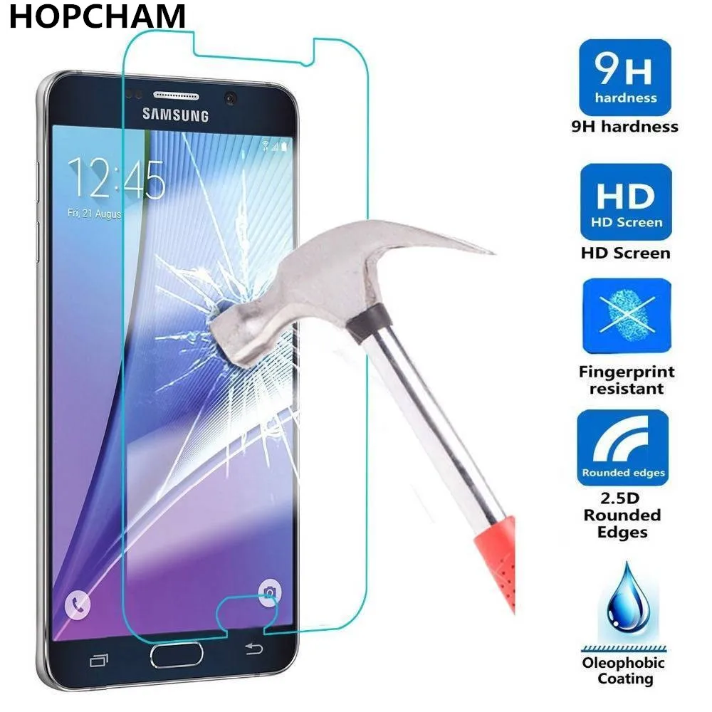 Защитное стекло для Samsung Galaxy J2 J7 J 7 J3 2017 PRIME A7 A5 A3 A8 Plus A6|Защитные стёкла и плёнки