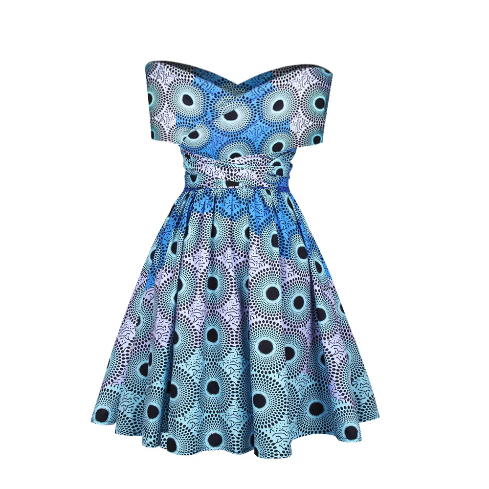 ISTider сексуальная модная африканская одежда для женщин Бандажное платье без