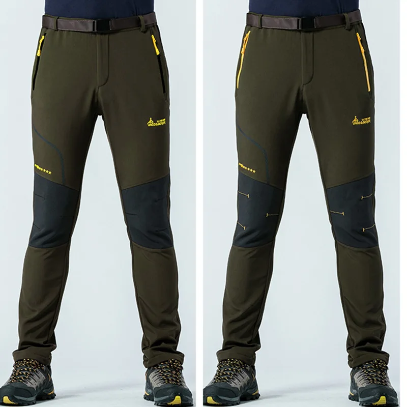 Мужские и женские брюки для сноуборда уличные водонепроницаемые флисовые