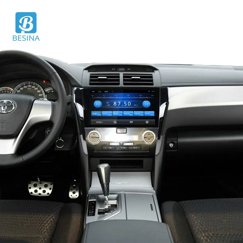 Besina 10 1-дюймовый автомобильный радиоприемник Android 9 0 для Toyota Camry 2012 мультимедийный