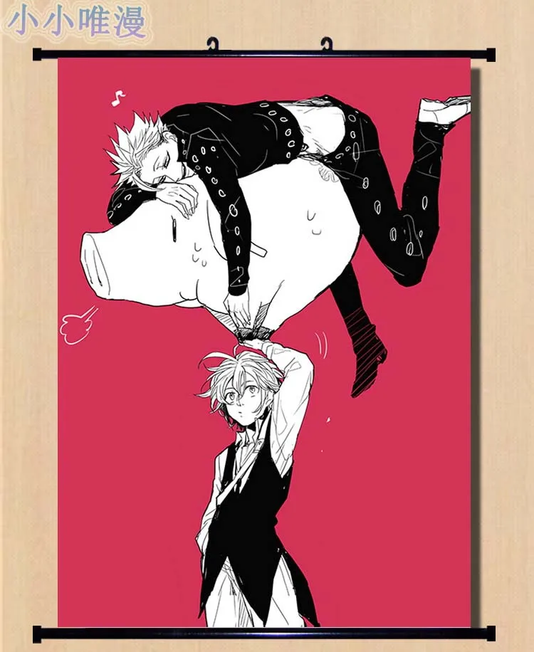Аниме семь смертных грехов Nanatsu no Taizai Hawk & isabel Liones Meliodas Ban Gowther домашний декор