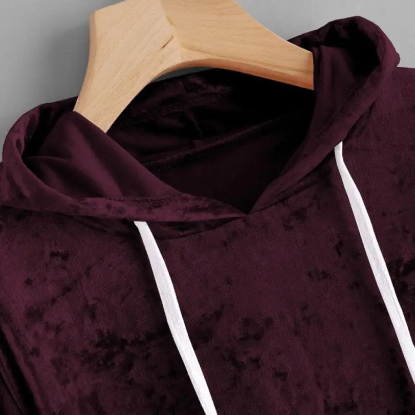 Женские свитшоты Женская толстовка с длинным рукавом джемпер пуловер капюшоном