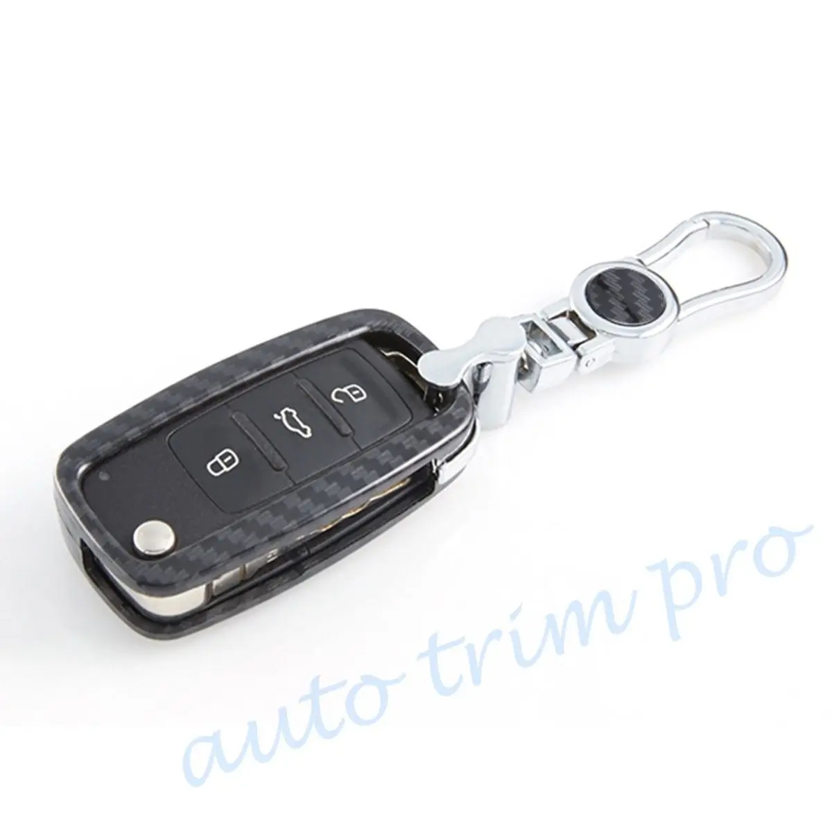 Чехол для ключей подходит VW Polo Golf 6 Tiguan Passat Beetle MK5 Touran Scirocco Jetta Eos UP! Брелок держатель