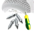 50 шт.партия, винт-шпилька 27 мм, противоскользящий винт, шипованные колеса, шипы для снежной шины, отделка + инструмент для установки рукава для авто, автомобиля, внедорожника, ATV