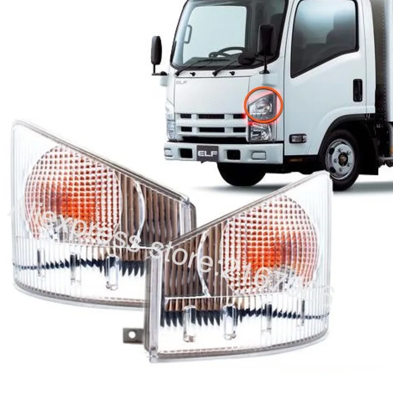 Передний указатель поворота Lightfits ISUZU ELF 2007 2008 2009 2010 2011 2012 2013 2014/ NQR-85 / NPR75 маркер