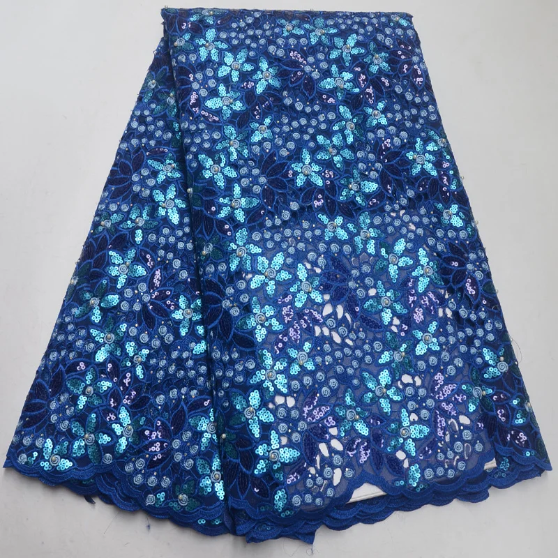 (5 ярдов/шт) красивый глубокий изумрудно зеленый африканский ажурная органза