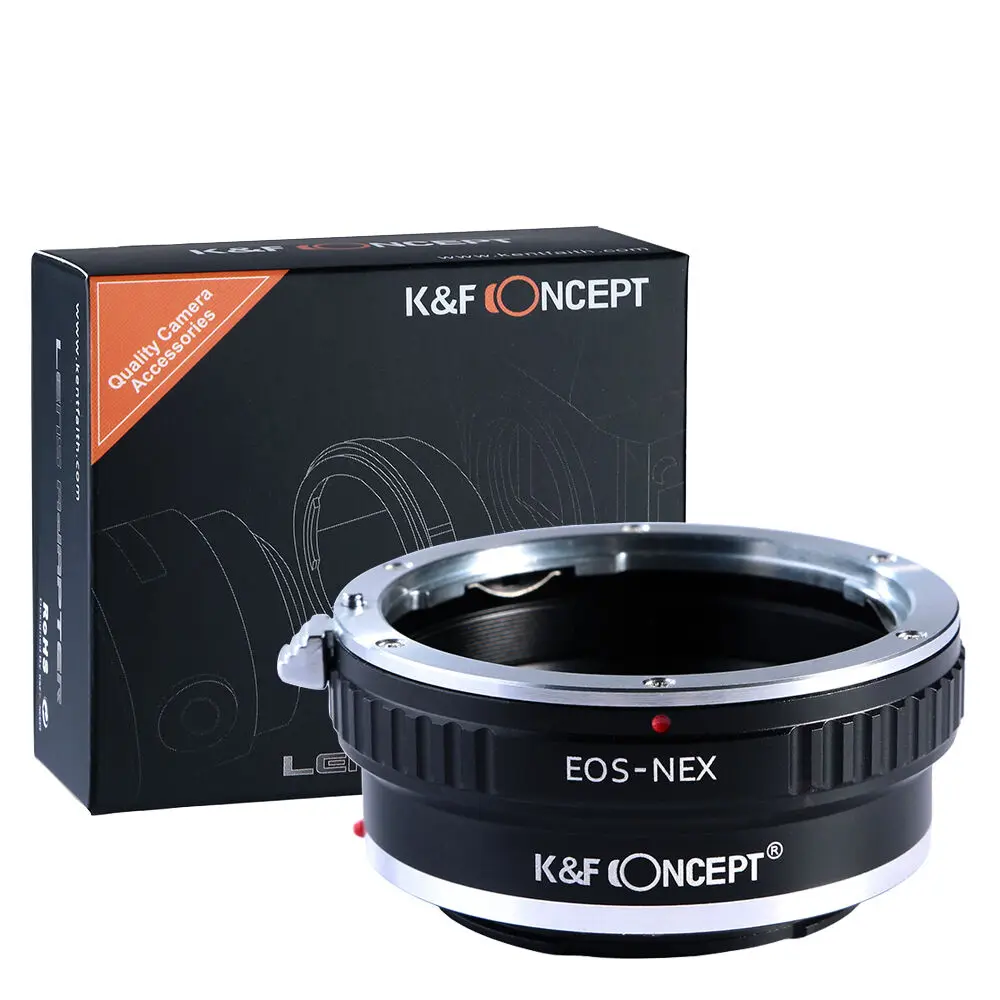 K& F Concept адаптер для цифровой однообъективной зеркальной камеры Canon EOS EF Крепление объектива к костюму для sony NEX-7 6 5R 5T A5000 A5100 A6000 A6300 A6400 A6500 A7 A7II A7R A73 A9