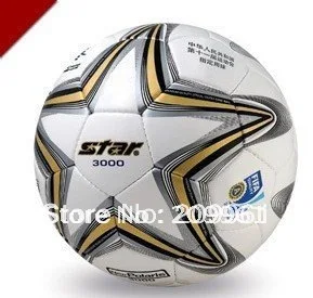 High quality Match use Star football Soccer indoor outdoor use Standard 5# soccer ball Gift:pump gas pin net bag