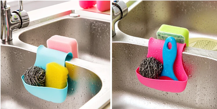 Губка для кухонной раковины сушилка слива двойная корзина мусора органайзер