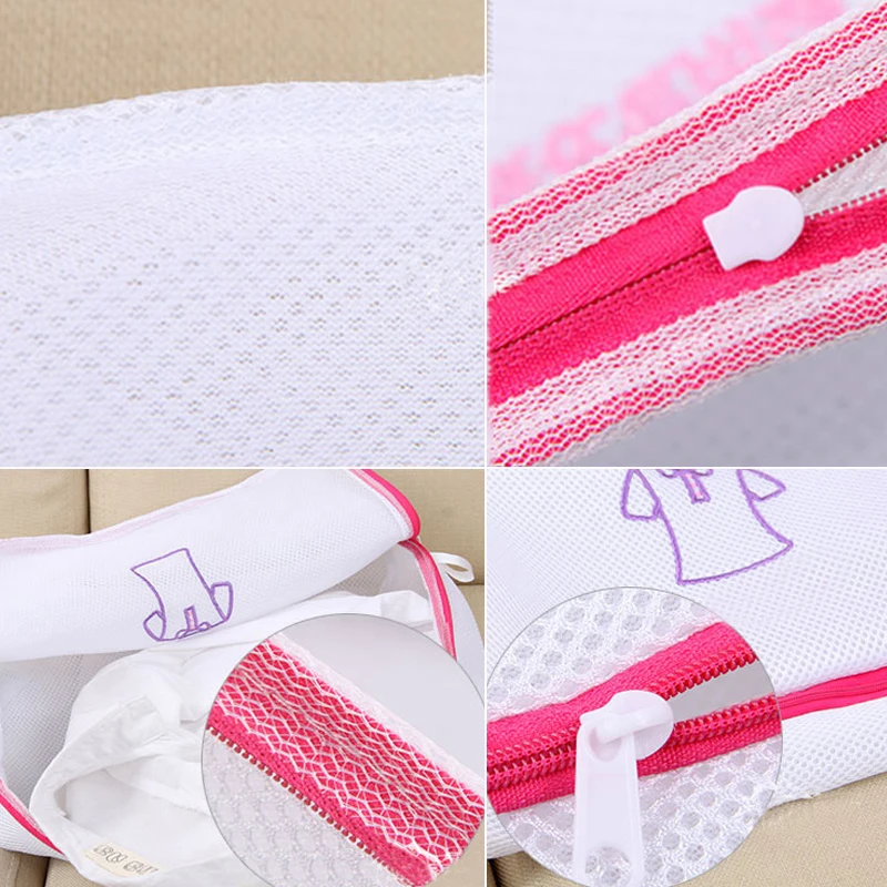 Продавец из Великобритании * Премиум Drawstring сетка для стирки мешок мыть сетки