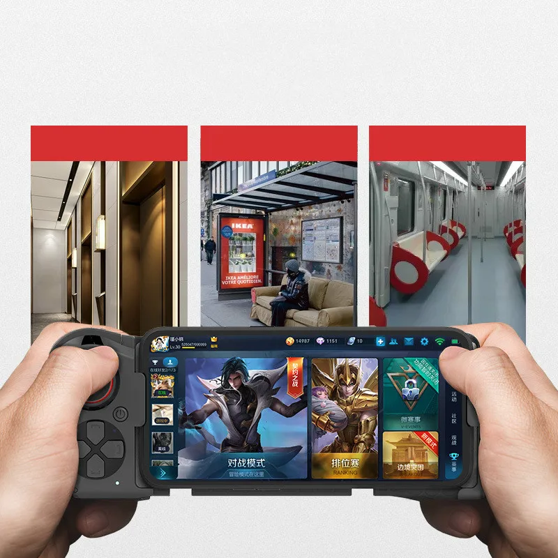 Беспроводной игровой коврик Bluetooth Android джойстик телескопический контроллер