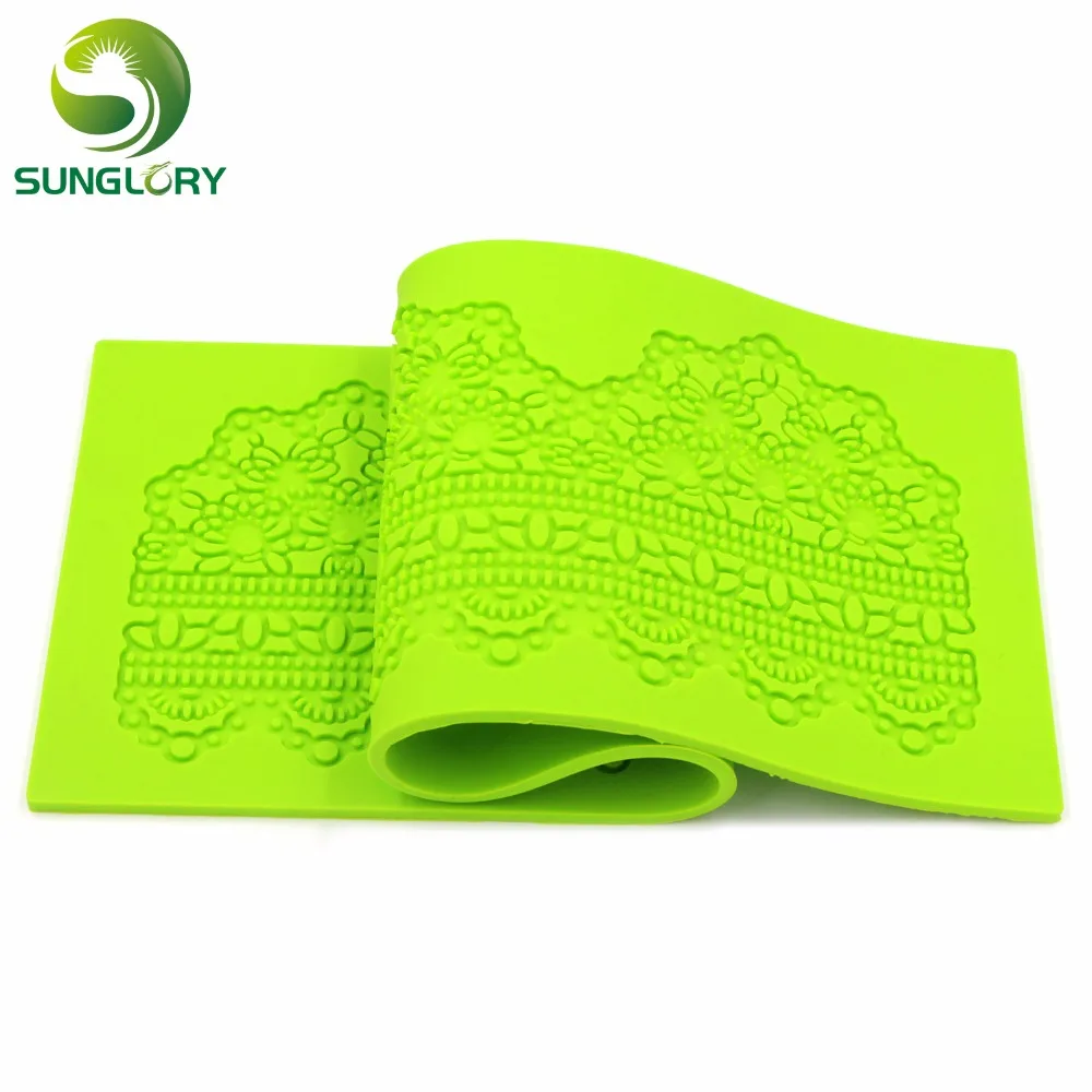 Декоративная силиконовая кружевная форма для кухонных цветов силиконовый