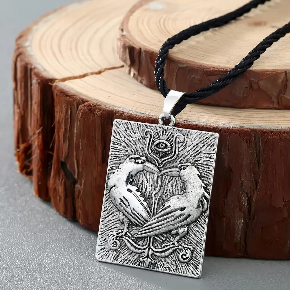 Chereda Valknut в стиле норвежских викингов символ Odin ожерелье для мужчин винтажная